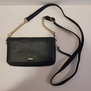 NWOT Juicy Couture Black Crossbody Wallet Bag